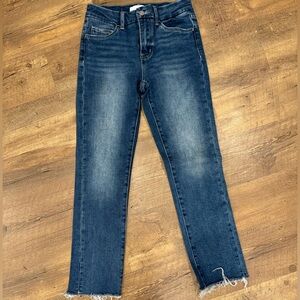 Vervet raw hem jeans size 27R